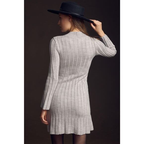 Anthropologie A-Line Sweater Mini Dress - New XS - Picture 2 of 4